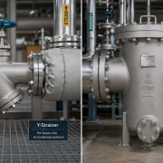 Y-strainer and basket strainer comparison for industrial piping systems
